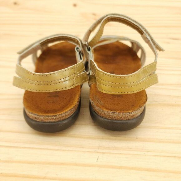 Naot Womens Sandals Sz 5 36 Tan Ankle Strap Open Toe Comfort Shoes Retro Y2K - Picture 4 of 9